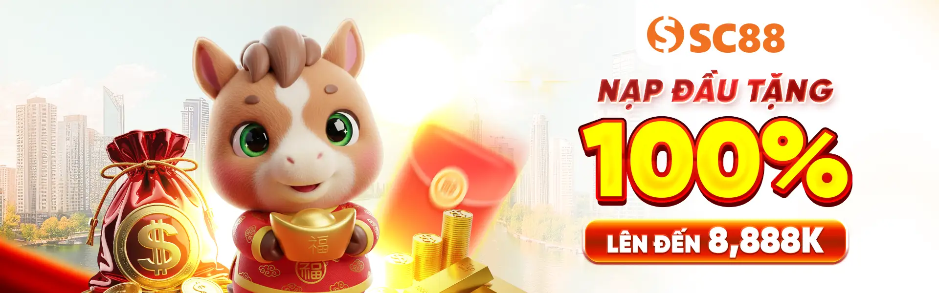 Nạp đầu SC88 tặng 100% lên đến 8,888k